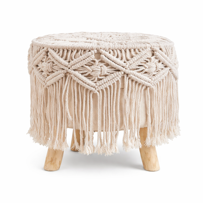 Taburetka boho nízka