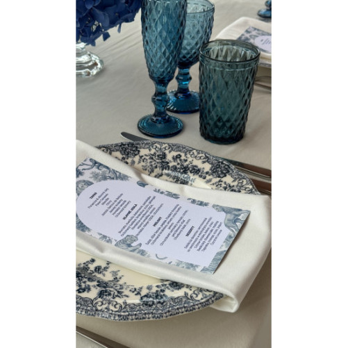 Majolica plate blue 27cm