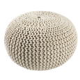 Knitted pouf