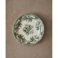 Green majolica plate 21.5cm
