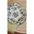 Green majolica plate 27cm