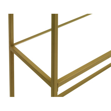 White and gold console table