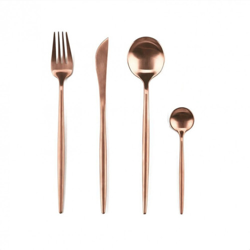 Rose gold príbor (set)