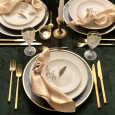 Gold cutlery (set)