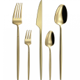 Gold cutlery - elegance (set)