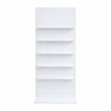 White welcome drink wall