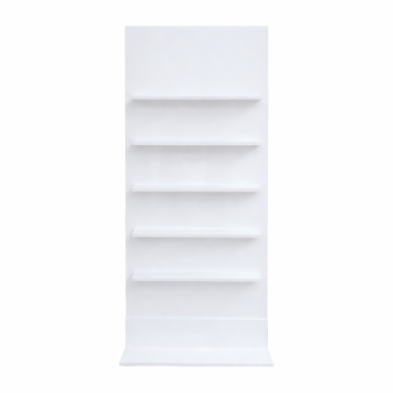 White welcome drink wall